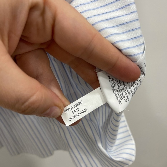 Madewell Karen Walker Striped Annie Shirt Ruffle - Picture 11 of 13